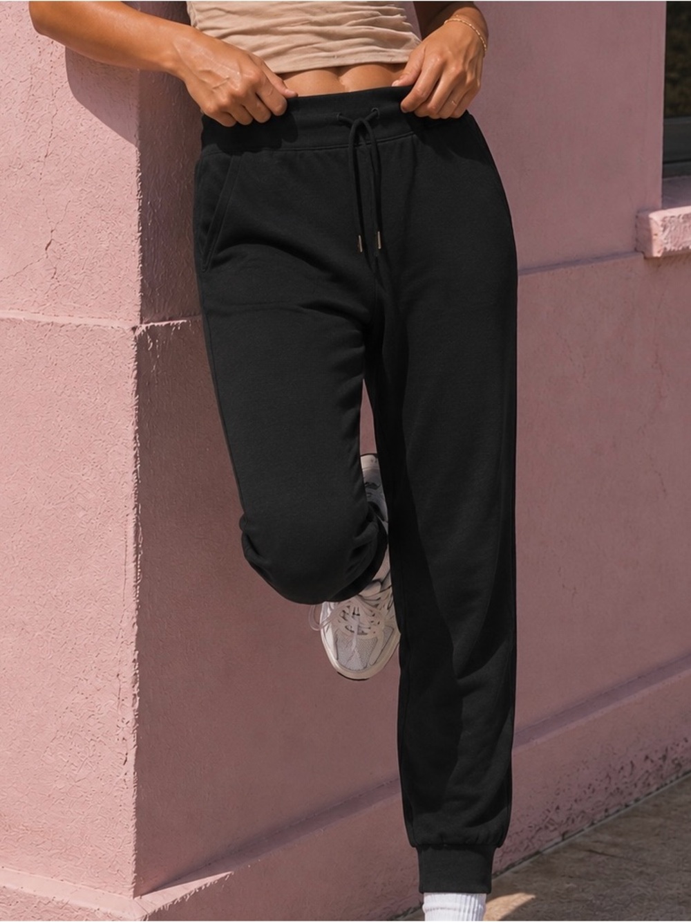NWT CRZ YOGA Joggers - Size M - Black - Premium Athletic Pants